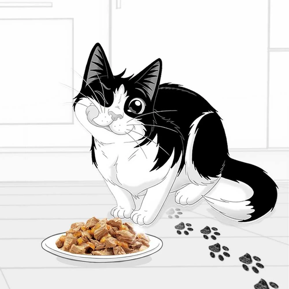 Purina Nestle Drėgnas Kačių Maistas - Felix Fantastic Triušiena Ir ėriena