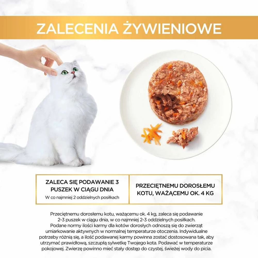 Purina Nestle Drėgnas Kačių Maistas - Gourmet Gold - Vištienos Ir Morkų Pyragas 85g