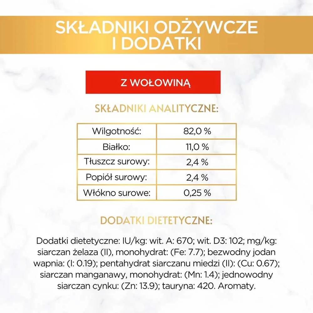 Purina Nestle Drėgnas Kačių Maistas - Gourmet Auksinis 85 g