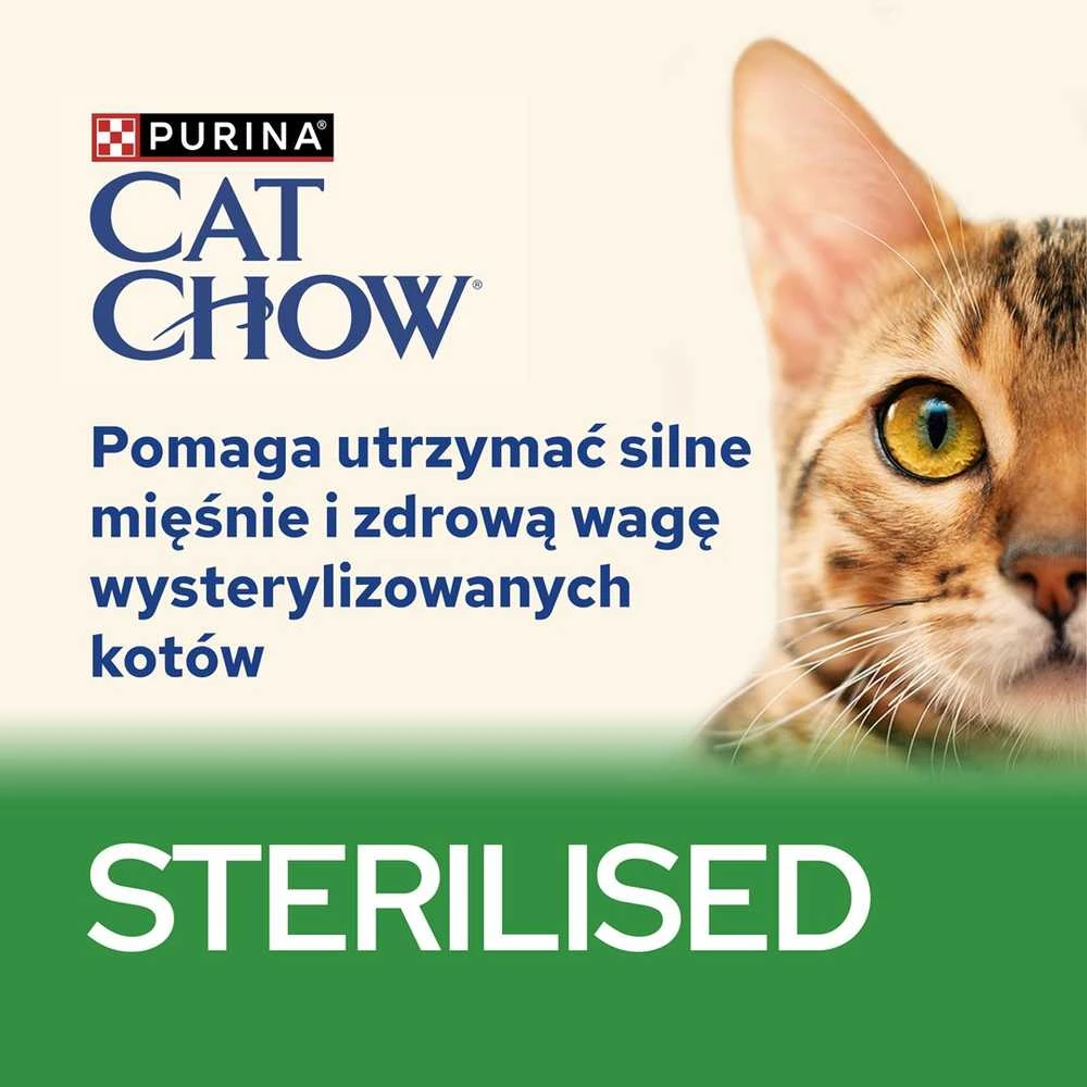 Purina Nestle Drėgnas Kačių Maistas - PURINA Cat Chow Sterilizuotoms Katėms Su Vištiena Ir Baklažanu 85 g