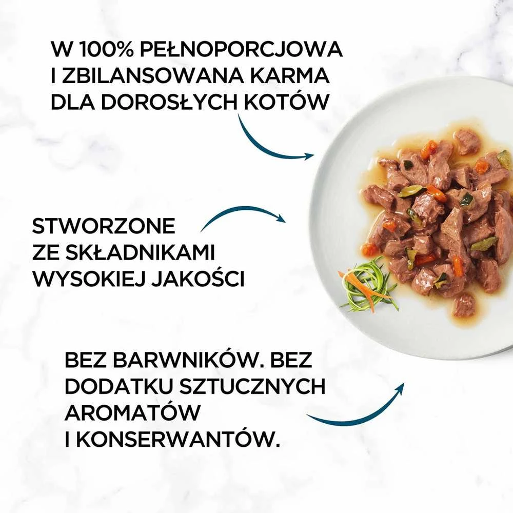 Purina Nestle Drėgnas Kačių Maistas - Purina Perle Gigmv Jautiena, 85 G