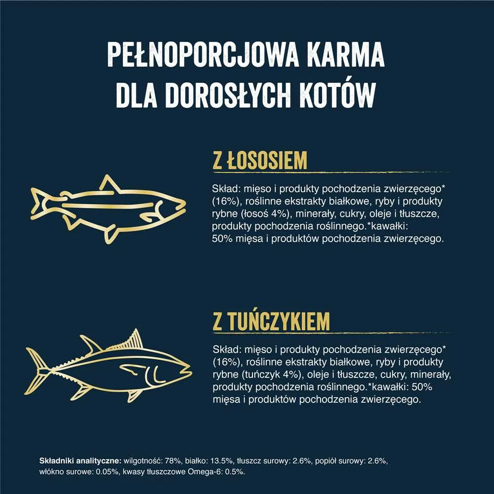 Purina Nestle Drėgnas Kačių Maistas - Felix Skanūs Šiaudeliai Su Lašiša Ir Tunu, 4x 80g