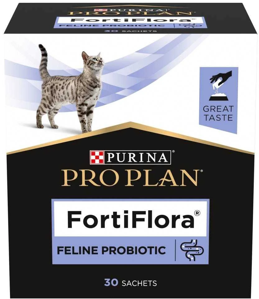 Purina Nestle Kačių Maisto Papildai - Pro Plan Fortiflora 30 X 1G