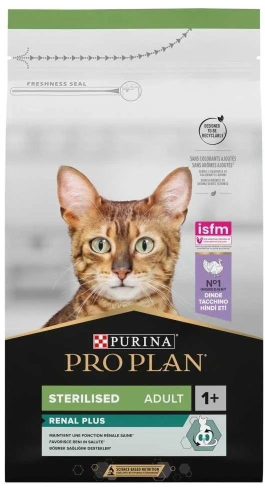 Purina Pro Plan Sterilised Cat kalakutiena 1.5kg pašaras sterilizuotoms katėms