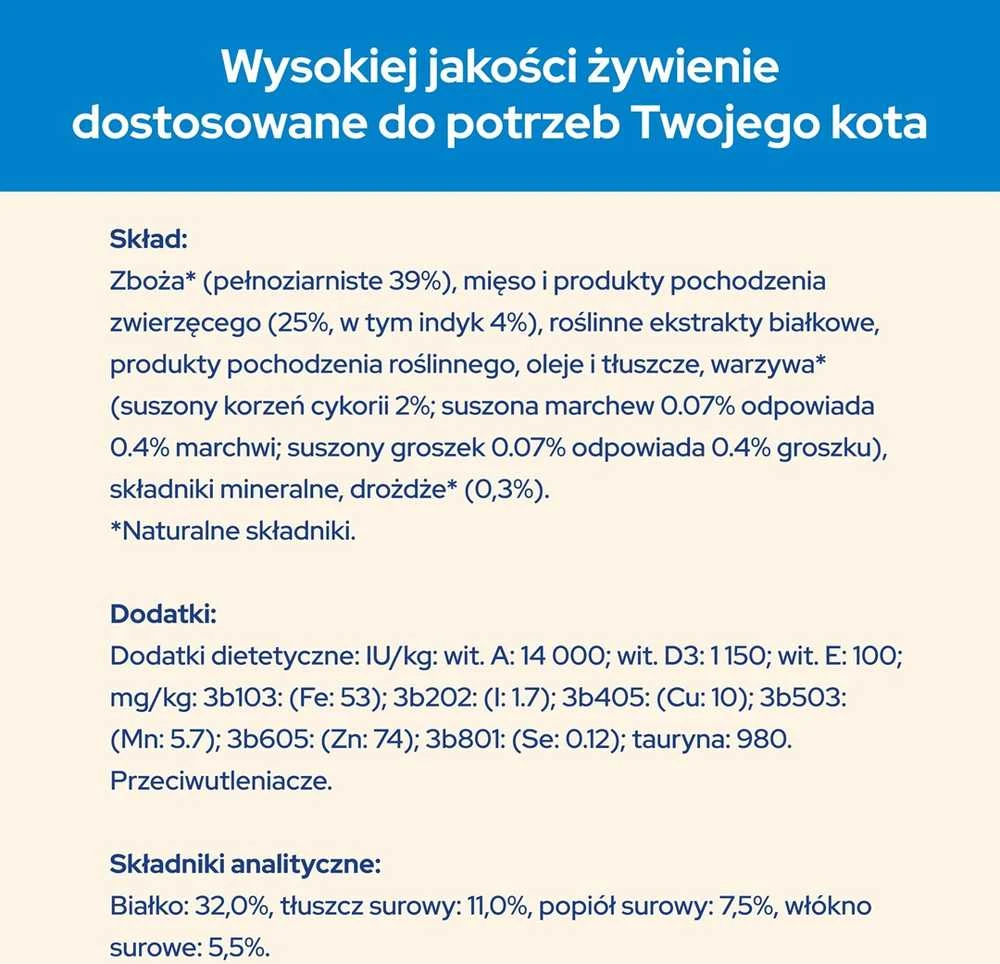 PURINA CAT CHOW Special Care 3in1 - sausas kačių ėdalas - 1,5kg