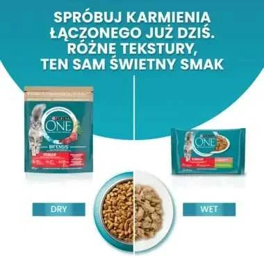 Purina Nestle Sausas kačių maistas - Purina One Sterilcat Jautiena 9,75 kg