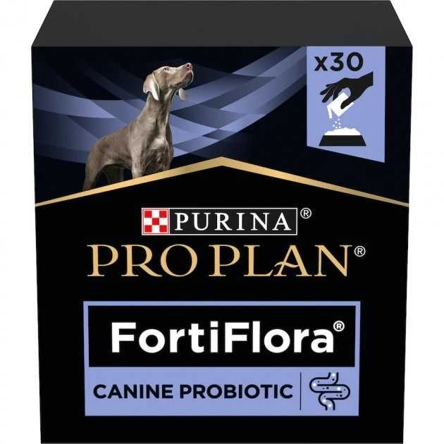 Purina Nestle Šunų Papildai - PURINA Pro Plan FortiFlora 30x1g milteliai