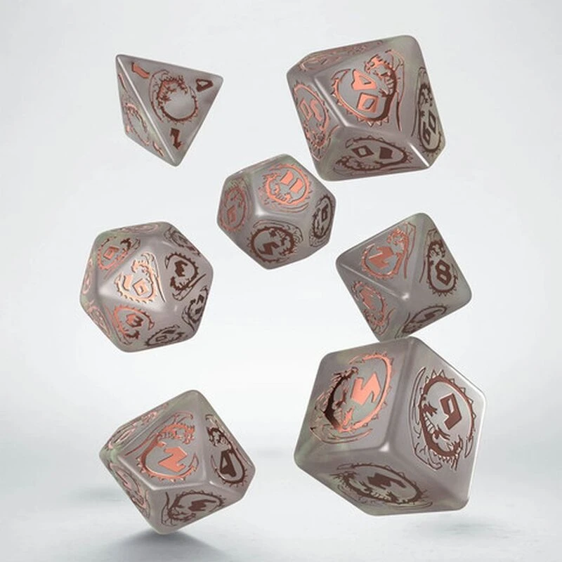 Q Workshop Dragons Rpg Quartz Kauliukų Rinkinys