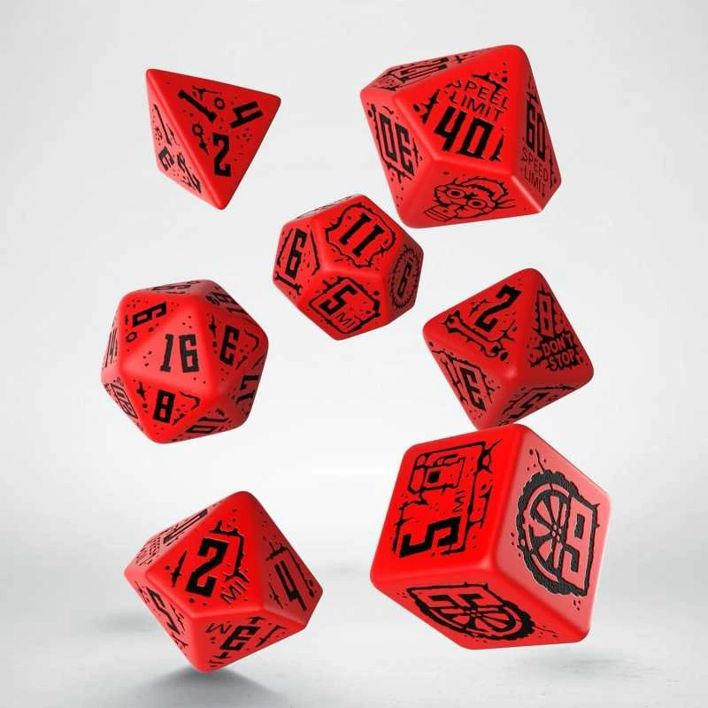 Q Workshop Final Race Dice Set: Engine Roar Kauliukų Rinkinys