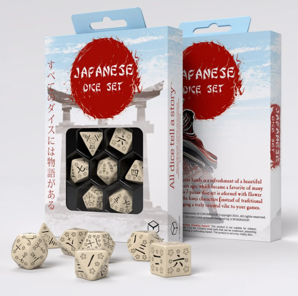 Q Workshop Japanese Last Words Stone Kauliukų Rinkinys
