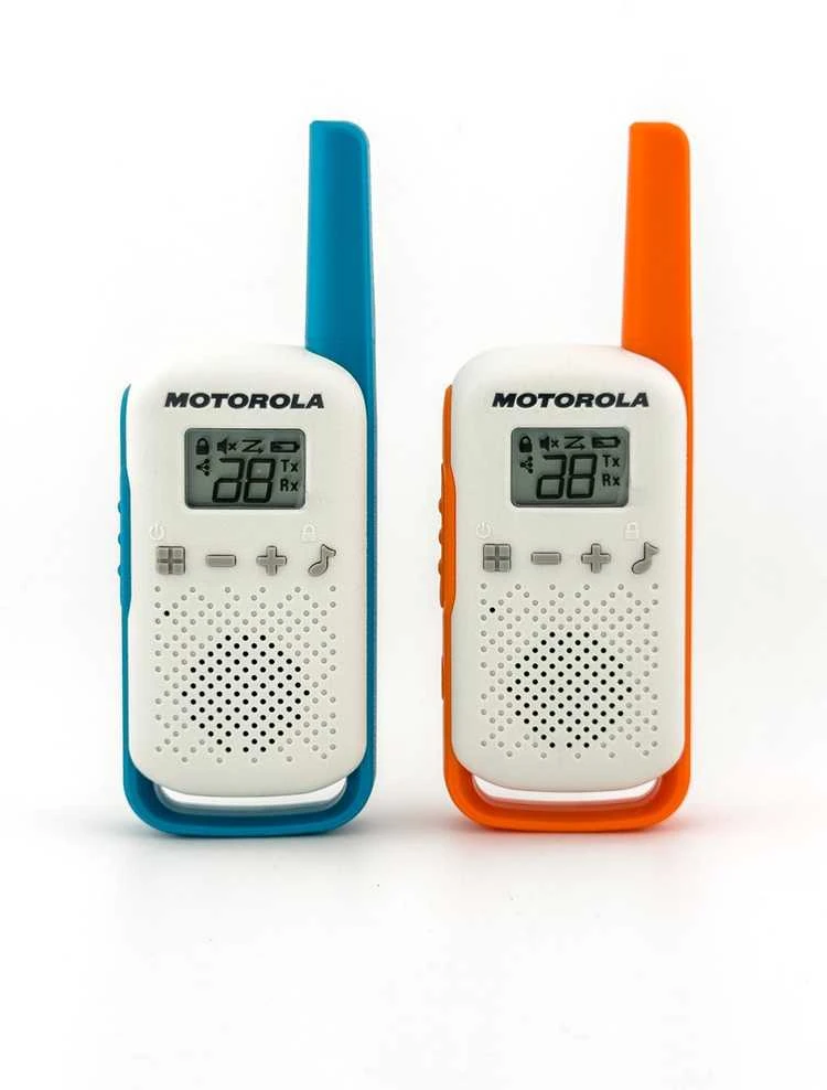 Motorola Talkabout T42 - walkie-talkie, 2-pack (oranžinis-mėlynas)