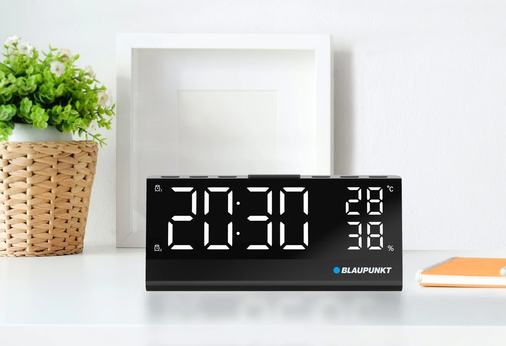 Radijo žadintuvas - Blaupunkt CR10ALU, FM, juodas
