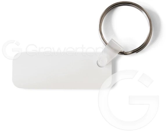 Raktų pakabukas - ARGO Aliuminio Stačiakampis LOK 20x55mm (5vnt) Sidabrinė