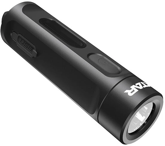 Žibintuvėlis - Xtar T1 500 Liumenų USB-C Įkraunamas Raktų Pakabukas Aliuminis Juodas