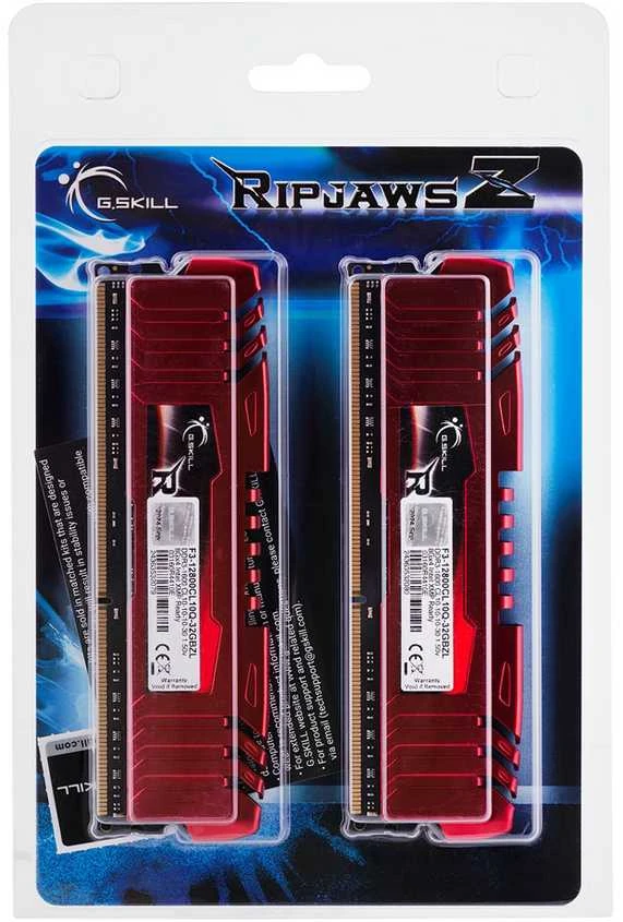 RAM modulis - G.Skill 32GB DDR3-1600 CL10 RipjawsZ