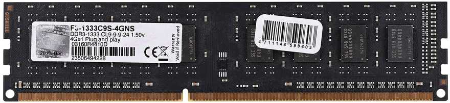 RAM Modulis - G.Skill 4GB DDR3 1333 MHz