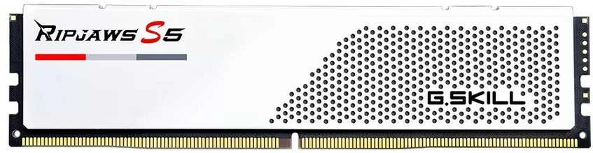 G.Skill Ripjaws S5 DDR5 atminties modulis baltu korpusu