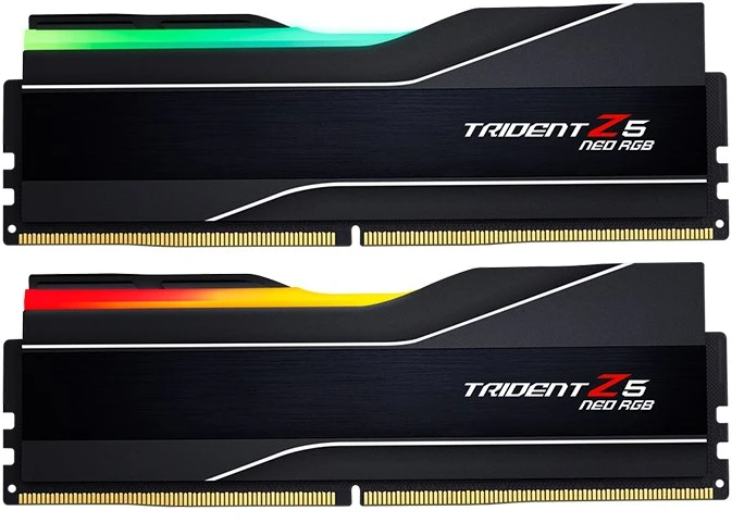 G.Skill Trident Z5 Neo RGB F5-6000J2636H48GX2-TZ5NR atminties modulis 96 GB 2 x 48 GB DDR5 6000 MT/s 288 kontaktų DIMM