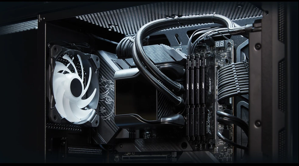 RAM „Kingston Technology FURY Beast“ 64 GB 5600 MT/s DDR5 CL36 DIMM atmintis (2 vnt. rinkinys) Juodas