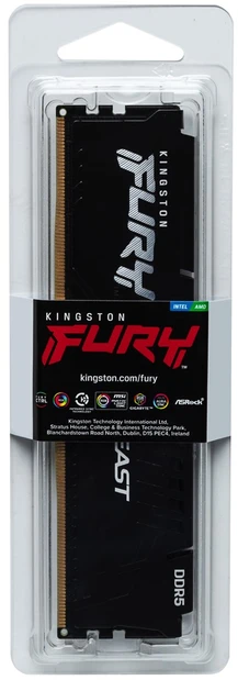 „Kingston Technology FURY Beast“ 32 GB 5200 Mt/s DDR5 CL40 DIMM Juodas