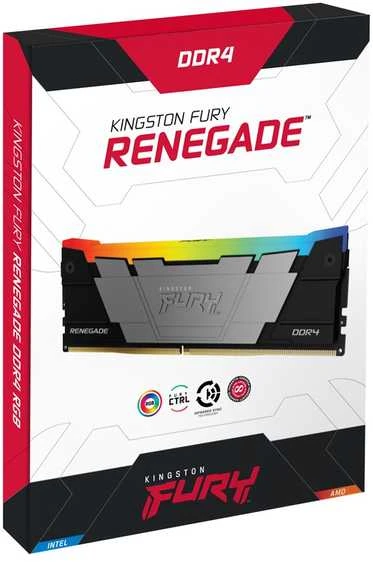 „Kingston KF442C19RB2AK2/16“ 16 GB 4266 MT/s DDR4 CL19 DIMM (2 vnt. rinkinys) FURY Renegade RGB | „Kingston“