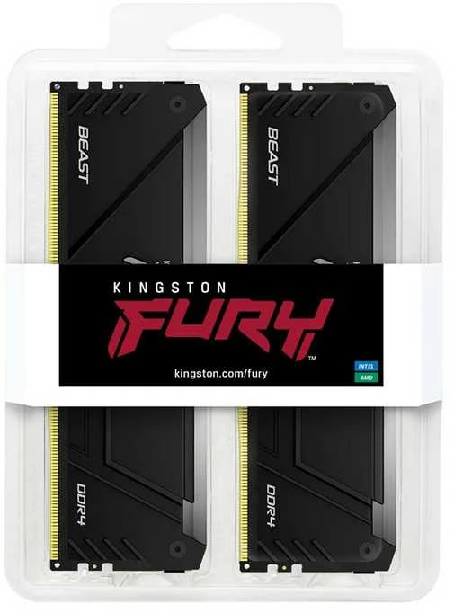 RAM Modulis - Kingston Technology FURY Beast 16 GB 2 x 8 GB DDR4 RGB