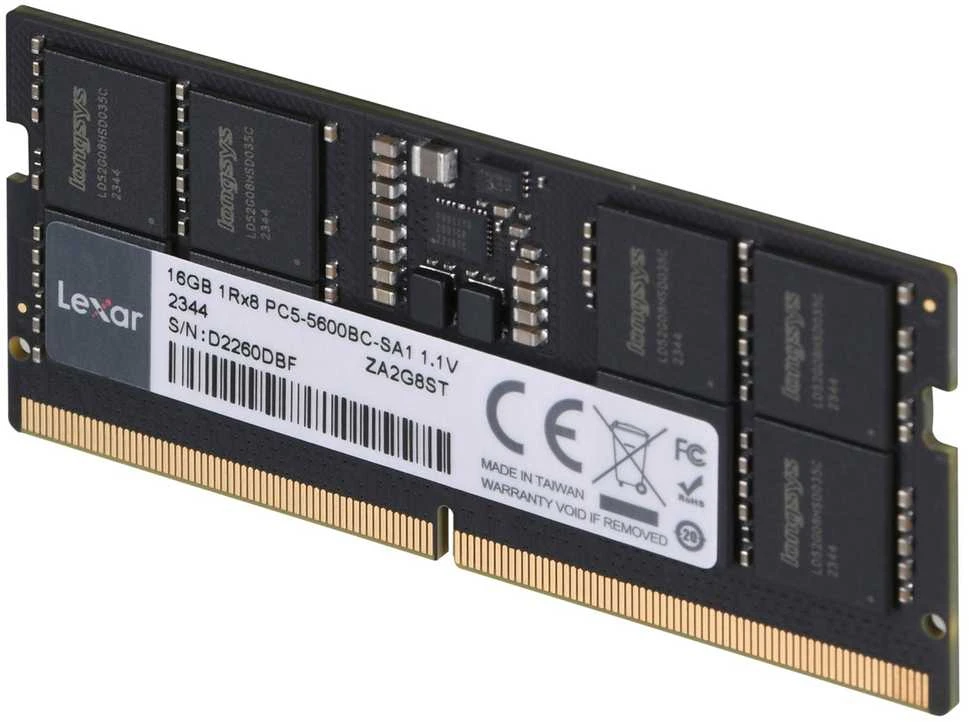 Lexar 16GB DDR5 5600MHz operatyviosios atminties modulis
