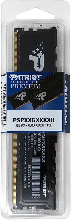 Patriot Premium Juodas DDR4 16GB 3200MHz CL22 Rad