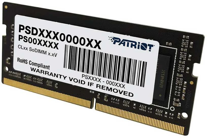 RAM Modulis - Patriot Signature 8 GB DDR4 2666 MHz SO-DIMM Neebuferizuotas