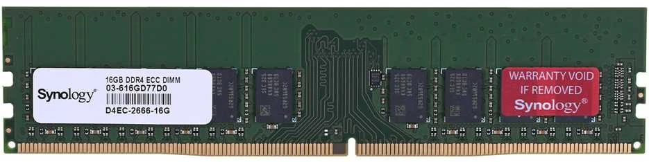 RAM Synology Sinologija | NAS atmintis | 16 GB | DDR4 | 2666 MHz | PC/serveris | Registracijos Nr. | ECC Taip