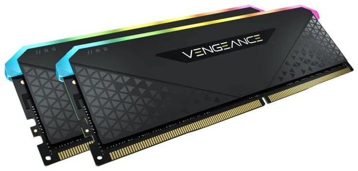RAM modulis - Corsair Vengeance RGB RS 16 GB 3200 MHz Juoda