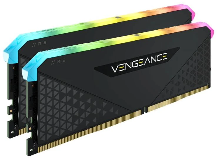 RAM modulis - Corsair Vengeance RGB RS 16 GB 3200 MHz Juoda