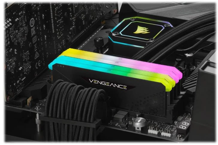 RAM modulis - Corsair Vengeance RGB RS 16 GB 3200 MHz Juoda