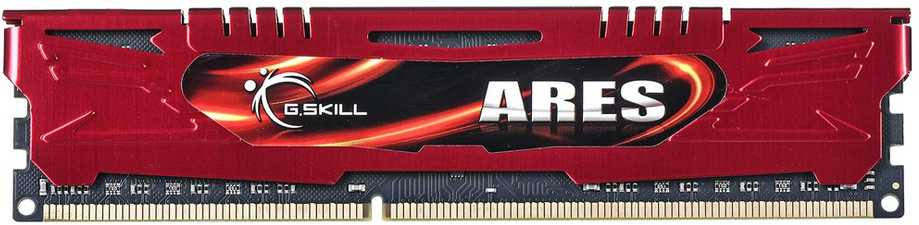 RAM G.Skill Ares, DDR3, 16 GB, 1600MHz, CL9 (F3-1600C9D- 16GG)