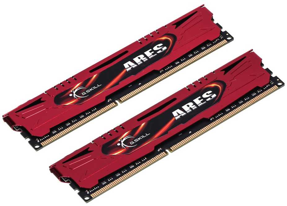 RAM G.Skill Ares, DDR3, 16 GB, 1600MHz, CL9 (F3-1600C9D- 16GG)
