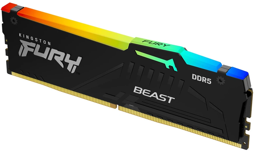 RAM Modulis - Kingston FURY Beast 64 GB 6 000 MT/s DDR5 CL40 RGB XMP 4×16 GB