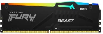 RAM Modulis - Kingston FURY Beast RGB 16 GB 2×8 GB DDR5 5 600 MT/s Juodas