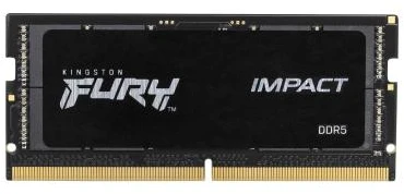 RAM Modulis - Kingston Fury Impact DDR5 16 GB 4800 MHz SO-DIMM Rinkinys Juodas