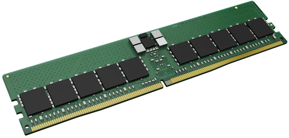 Kingston DDR5 32GB RAM atminties modulis su žalia plokšte