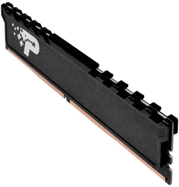 Patriot Premium DDR4 RAM modulis su juodu aušinimo radiatoriumi