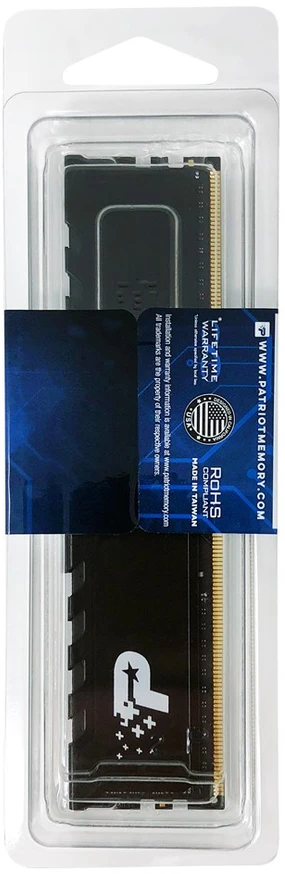 Patriot DDR4 32GB RAM pakuotės vaizdas iš priekio