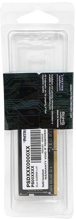 Patriot 8GB DDR4 SO-DIMM atmintis pakuotėje