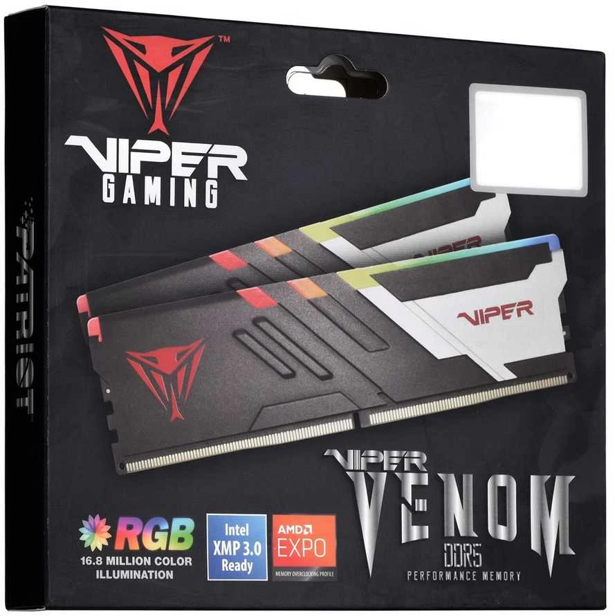 Patriot Viper Venom RGB 32GB [2x16GB 6400MHz DDR5 CL32 DIMM]