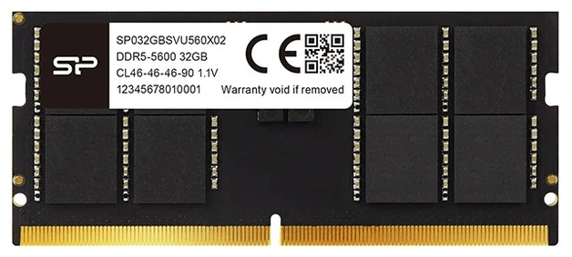 RAM Silicon Power SODIMM DDR5 16GB 5600MHz CL46 operatyvioji atmintis