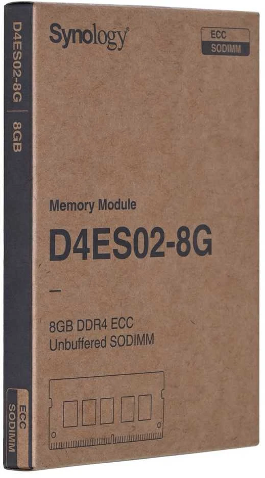 RAM „Synology D4ES02-8G“ atminties modulis 8 GB 1 x 8 GB DDR4 ECC