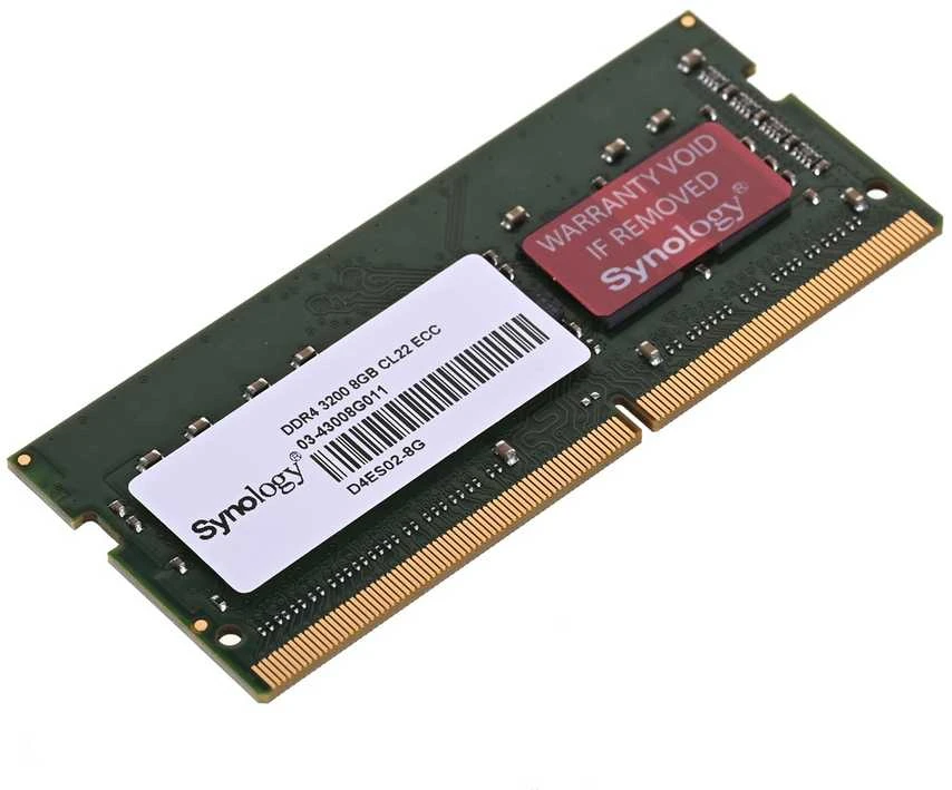 RAM „Synology D4ES02-8G“ atminties modulis 8 GB 1 x 8 GB DDR4 ECC