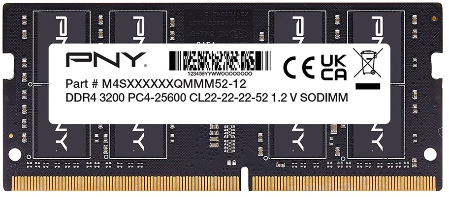 Pny Technologies PNY Performance atminties modulis 16 GB 1 x 16 GB DDR4 260 kontaktų SO-DIMM