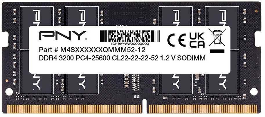 RAM Pny Technologies PNY MN32GSD43200-SB atminties modulis 32 GB 1 x 32 GB DDR4