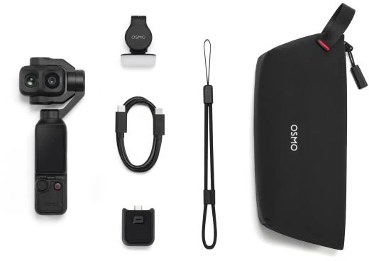 Rankinė vaizdo kamera - DJI Osmo Pocket 4P Standard CP.OS.00000658.01 juoda