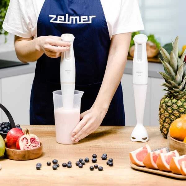 Blenderis - Zelmer ZHB4560I 800W Turbo Nerūdijančio Plieno Baltas